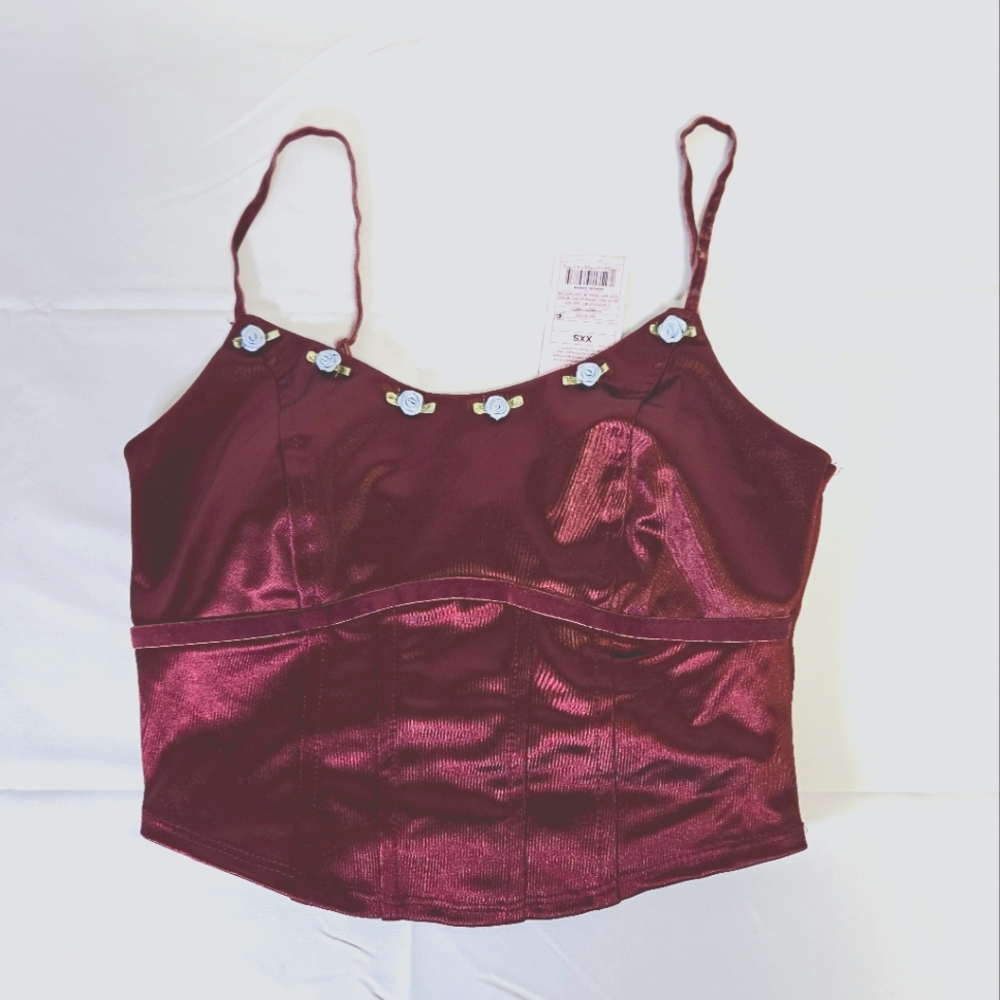 Wild Fable XXS Burgundy Camisole Top‎